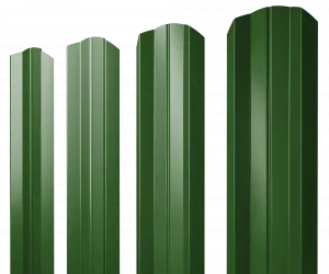 Штакетник М-образный Grand Line 0,45 ПЭ RAL 6002 лиственно-зелёный