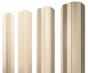 Штакетник М-образный Grand Line 0,45 ПЭ RAL 1015 светлая слоновая кость