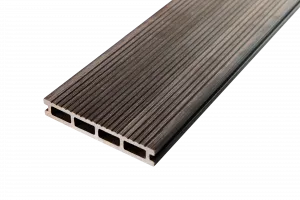 Террасная доска ДПК Grand Line 150x25мм 3D Винтаж, венге 4м