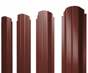 Штакетник П-образный Grand Line 0,45 ПЭ RAL 3009 оксидно-красный