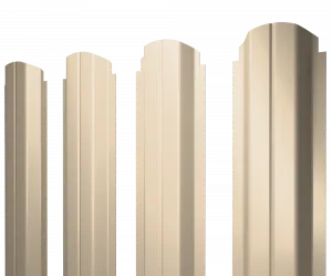 Штакетник П-образный Grand Line 0,45 ПЭ RAL 1015 светлая слоновая кость