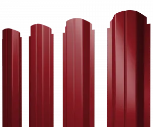 Штакетник П-образный Grand Line 0,45 ПЭ RAL 3003 рубиново-красный