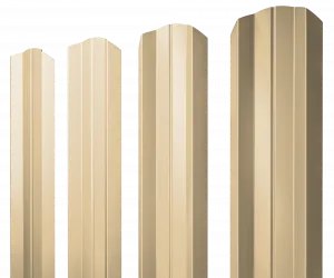 Штакетник М-образный Grand Line 0,45 ПЭ RAL 1014 слоновая кость