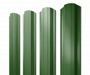 Штакетник Прямоугольный Grand Line 0,45 ПЭ RAL 6002 лиственно-зелёный