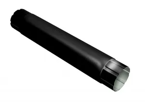 Труба соединительная, 1м GRAND LINE D125/90 RAL 9005 (чёрный)