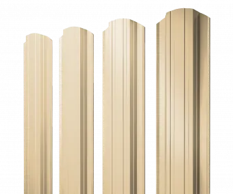 Штакетник Прямоугольный Grand Line 0,4 ПЭ RAL 1014 слоновая кость