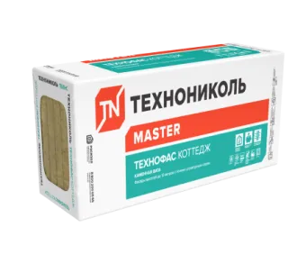 Утеплитель ТЕХНОФАС КОТТЕДЖ, 1200х600х100 мм, (3 плиты, 2,16 кв.м)
