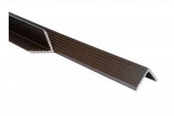 Уголок ДПК Grand Line внешний (56×56 мм, 3D Винтаж, венге, 3 м)