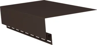Планка околооконная Grand Line Стандарт коричневый (3,0м)