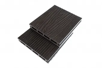 Террасная доска ДПК Grand Line 140мм 3D Wood, венге 4м