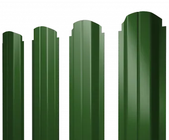 Штакетник П-образный Grand Line 0,45 ПЭ RAL 6002 лиственно-зелёный