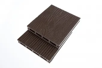Террасная доска ДПК Grand Line 140мм 3D Wood, шоколад 4м