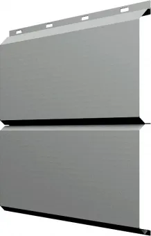 ЭкоБрус new Grand Line Satin 0,5 PE RAL 9006 бело-алюминиевый