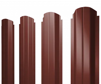Штакетник П-образный Grand Line 0,45 ПЭ RAL 3009 оксидно-красный