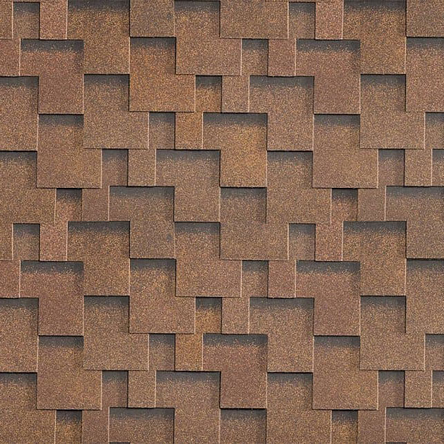 Гибкая черепица Shinglas Гибкая черепица Shinglas Коллекция "Фокстрот" Дуб