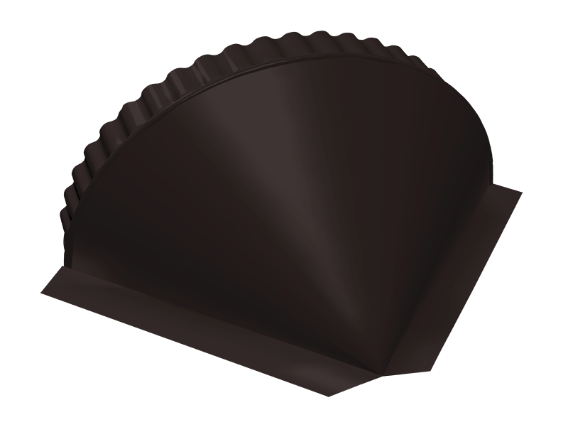 Заглушка конусная Grand Line 0,45 PE RAL 9005