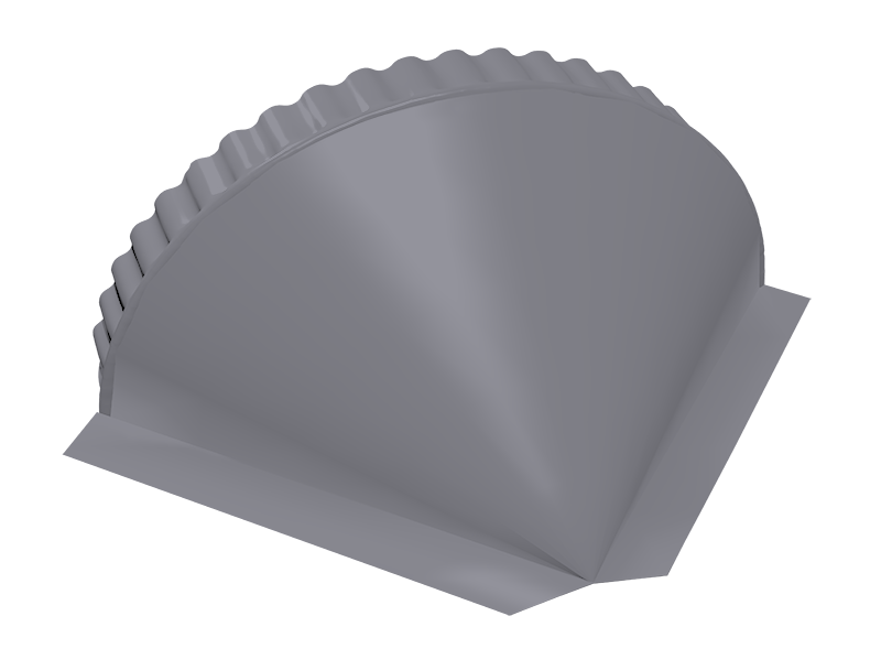 Заглушка конусная Grand Line 0,45 PE RAL 7004